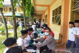 Polres Pekalongan Kota gencarkan vaksinasi di  sekolah