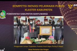 Program Puting Si Naga Banyuwangi sabet penghargaan TOP 45 Inovasi Pelayanan Publik