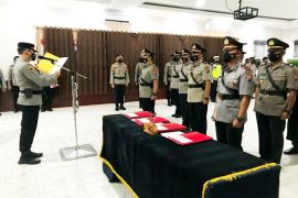 Kapolres Barut pimpin sertijab tiga Kapolsek dan Kasat Intel