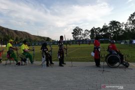 Papua sementara teratas dalam perolehan medali panahan Peparnas