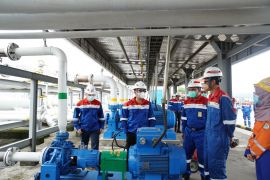 Komisaris Utama PT Pertamina Patra Niaga kunjungi Pertashop, depot elpiji di Pulau Layang