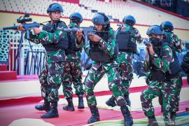 Persiapan penutupan Peparnas Papua.