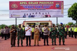 Kapolres Asahan minta petugas bertindak humanis di Operasi Zebra 2021