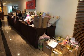 Ratusan kado dari penggemar bulu tangkis penuhi lobi hotel lokasi IBF 2021