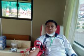 PMI ambil bagian kegiatan donor darah sambut HUT Tapsel ke 71