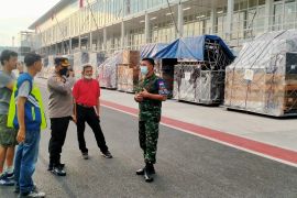 Logistik kejuaraan WSBK Sirkuit Mandalika mulai dikemas
