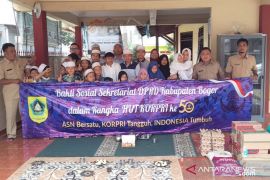 Sekretariat DPRD Bogor gelar bakti sosial peringati HUT Korpri