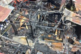 Pasar Bawah Bukittinggi kembali terbakar, 25 kios pedagang habis dilalap api (Video)