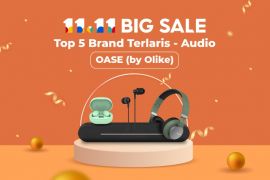Olike jadi 5 teratas untuk brand audio terlaris saat 11.11