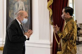 French Foreign Affairs Minister pays courtesy call on President Jokowi