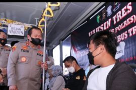 Polda Sumsel gandeng pengelola bus Trans Musi percepat vaksinasi COVID-19