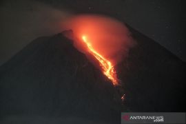 Gunung Merapi 110 kali luncurkan guguran lava