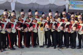 Kabupaten Muara Enim juara umum drum band Porprov Sumsel