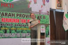Jadi penopang ekonomi Babel, Gubernur harap HKTI turut berkontribusi memajukan sektor pertanian