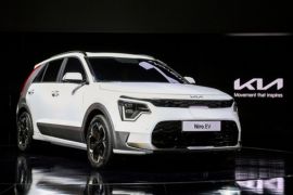 Produsen mobil listrik pamerkan kendaraan di pameran otomotif Seoul