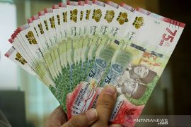 Rupiah melemah dipicu risiko volatilitas akibat "tapering" The Fed