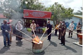 Kejaksaan Negeri Langkat musnahkan barang bukti 72 perkara