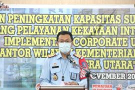 Kakanwil Kemenkumham Sumut buka kegiatan Corporate University