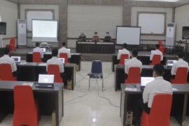19 calon taruna/taruni sekolah kedinasan Kemenkumham mengikuti tes psikotes