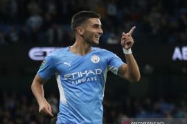 Penyerang City Ferran Torres jadi incaran Presiden Barcelona Joan Laporta