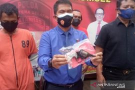 Polisi tangkap pengedar narkoba bersenjata api rakitan di Muara Enim, Sumsel