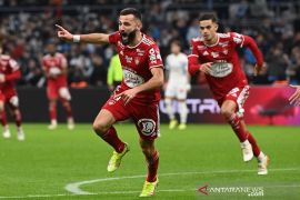 Liga Prancis - Marseille jadi korban tren positif Brest
