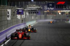 Drama tabrakan sebabkan kekacauan di GP Arab Saudi
