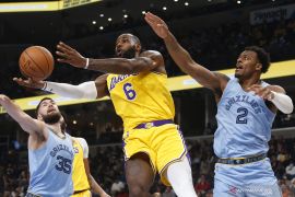 Memphis Grizzles kalahkan Los Angeles Lakers  108 - 95