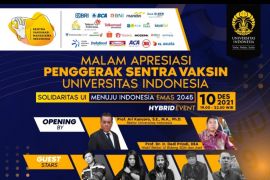 UI gelar kegiatan malam apresiasi untuk penggerak sentra vaksin