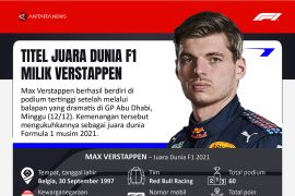 Titel juara dunia F1 milik Verstappen