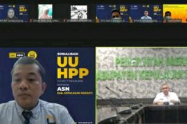 KP2KP Selatpanjang sosialisasi UU HPP di lingkungan Pemkab Kepulauan Meranti