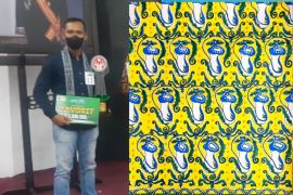 Batik Tongmar juara favorit lomba cipta motif kain khas Kalbar 2021