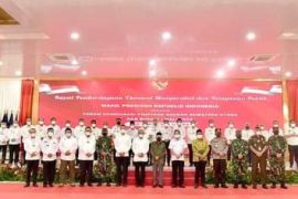 Rapat bersama Wapres, Dairi peringkat tiga penyerapan anggaran