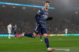 Liga Inggris - Gabriel Martinelli semakin subur, Arsenal raup tiga poin dari Leeds