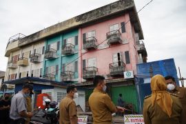 Tujuh ruko terdampak pembangunan waterfront Kota Pontianak dibongkar
