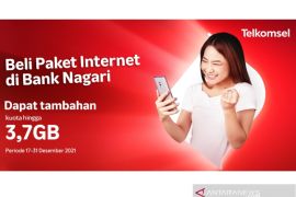 Bank Nagari sediakan promo kuota tambahan untuk pembelian paket internet