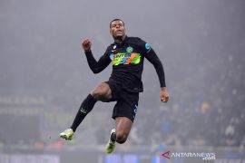 Gol Denzel Dumfries pastikan Inter tutup 2021 sebagai Capolista
