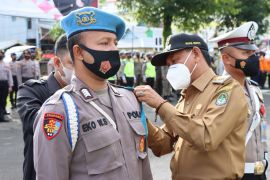 Apel gelar pasukan Operasi Lilin Kapuas di Mapolres Ketapang