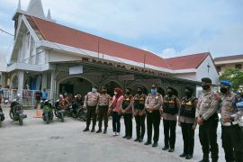 Perayaan Natal di Pekanbaru dikawal aparat kepolisian