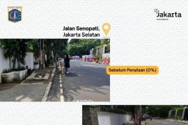 Pemprov DKI rampungkan revitalisasi 10 jalur pedestrian