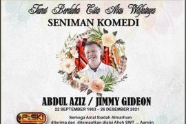 Pelawak Jimmy Gideon meninggal dunia