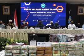 BNN sita 115,1 ton ganja dan 3,3 ton sabu-sabu