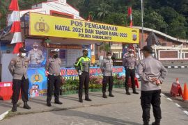 Polres Sawahlunto turunkan dua pertiga kekuatan amankan libur tahun baru 2022