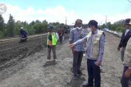 BPJN Kalsel tegur kontraktor jalan Liang Anggang - Bati Bati