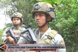 Operasi pengejaran terhadap MIT Poso akan diperpanjang di 2022