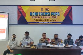 Ini jumlah  kasus kejahatan ditangani Polres Aceh Jaya