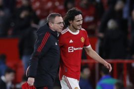 Liga Inggris: Cavani absen ketika Manchester United hadapi Leicester