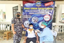 Lanal Banjarmasin dukung vaksinasi lansia agar capai 60 persen