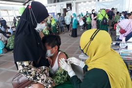 Polres Kediri Kota bantu percepat vaksinasi anak