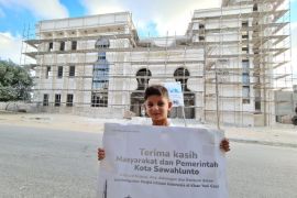 Masyarakat Sawahlunto ikut berdonasi untuk Masjid Istiqlal Indonesia di Palestina